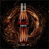 Logo Coca-Cola Zero (Promoción Cheques gasolina)