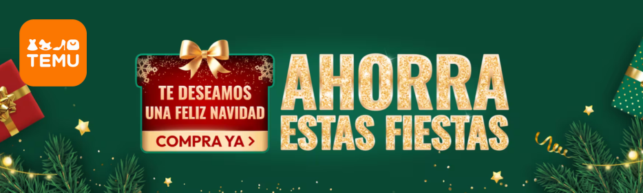Temu Ofertas de Navidad y Reyes