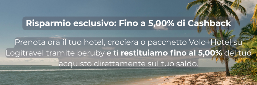 Risparmia fino al 5% di Cashback su Logitravel